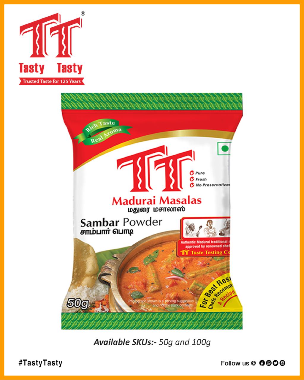 TT Tamilnadu Sambar Powder